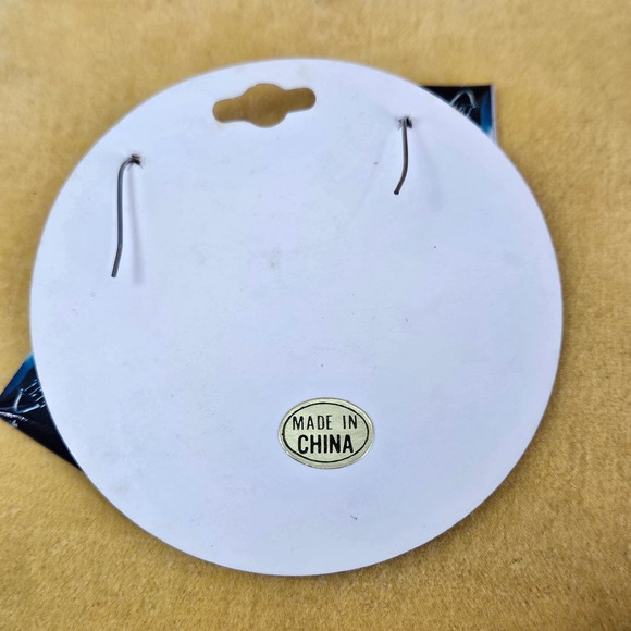 NWT Janet Jackson Rhythm Nation 1990 Rock Express Vinly LP Record Drop Earrings - Picture 5 of 5